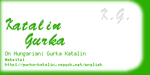 katalin gurka business card